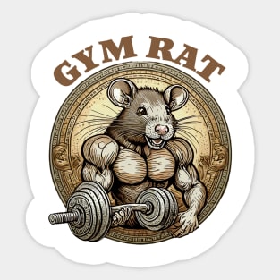 Gym rat Sticker